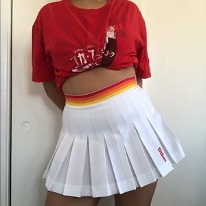 Wilson X Forever 21 White Pleated Tennis Skirt 🎾